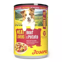 Josera Meat Lovers Menu Beef with Potato konservuotas pašaras šunims su jautiena ir bulvėmis, 400 g