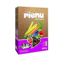 Comfy menu pašaro granulės šinšiloms, 500g