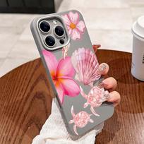 For Xiaomi Redmi Note 14 Pro Plus 5G 13 12S 12 11 10 Case Fashionable Floral Design Phone Cover for Redmi 14C 13C 12C 4G Cases Redmi Note 13 4G gray