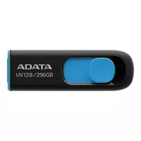 ADATA | USB Flash Drive | UV128 | 256GB | USB Type-A | Black/Blue
