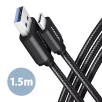AXAGON | Data and charging USB 3.2 Gen1 cable, 1.5 m | BUCM3-AM15AB | USB Type C - USB Type A