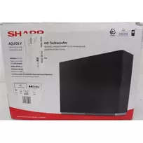 SALE OUT. Sharp AQUOS Wireless Surround Subwoofer | Sharp | AQUOS Surround Subwoofer | CP-AWS0101 | Wi-Fi | DAMAGED PACKAGING, USED