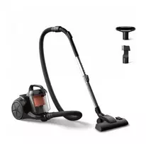 Philips | Vacuum cleaner | XB1142/10 1000 series | Bagless | Power 800 W | Dust capacity 1.3 L | Rich black/Coral moody