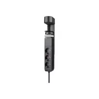 Neomounts | Desk socket with clamp and USB-C and USB-A ports - Quick charge | DS22-840BL6