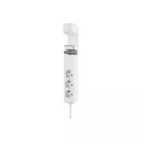 Neomounts | Desk socket with clamp and USB-C and USB-A ports - Quick charge | DS22-840WH6