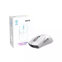 MSI Gaming Mouse | FORGE GM340 WIRELESS | Wireless | 2.4 GHz, Bluetooth, USB | White