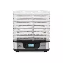 ETA Food dryer | ETA930190000 Secca Premium | Power 380 W | Number of trays 8 | Temperature control | Integrated timer | Silver