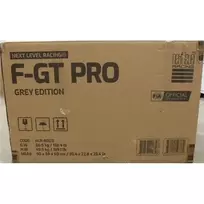 SALE OUT. | F-GT Pro Formula and GT Grey Edition | Racing Simulator Cockpit | Steel | Grey | DAMAGED PACKAGING AND MANUAL, SCRATCHED, MOUNTING MARKS, MISSING SCREWS (M6 16MM, M8 80MM), WASHERS (M6) AND ALLEN KEYS (4, 5, 6MM) | 24 month(s)