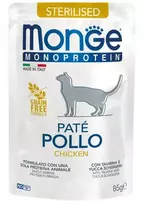 Monge Monoprotein Adult begrūdis konservuotas pašaras katėms 85g