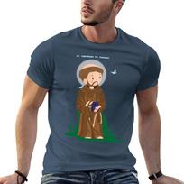 San Francisco de Asis St Francis of Assisi TShirt Basic Solid Color Casual Tee Shirt 4XL black