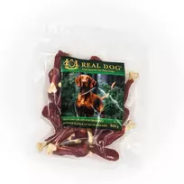Real Dog SNACKS Antienos kulšelė ant kalcio kauliuko 500g