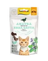 Gimcat Crunchy Snacks Duck /Catnip traškūs skanėstai antis/katžolė 50g