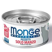 Monge MONOPROTEIN - Cat Flakes Only BEEF 80 g