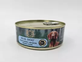 Real Dog SP - Wet Beef and veal for adult dogs 240 g