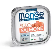 Monge Monoproteico Solo - Wet Dog Pate 100% Salmon PUPPY 150g (pak24)