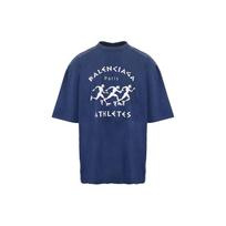 Balenciaga SS21 T Shirt Men's Blue 641614TJVK64866 XS blue