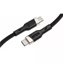 Aten 240W USB-C to USB-C Braided Charging Cable, 2 m | 2L-3102P240 | USB-C to USB-C