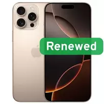 Apple Renewed Grade A | iPhone 16 Pro Max | White Titanium | 6.9 " | 256GB | 5G | N