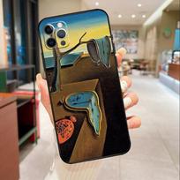 Salvador Dali Art Phone Case For iPhone 17 Air 16 14 13 11 15 Pro Max mini 15 16 Plus 16e Protective Cover iPhone 16Pro MAX gray