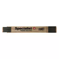 SPECIALIST+ sulankstomas medinis metras, 2 m