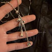 Winter and Autumn Vintage Pony Pendant Necklace for Women's Long Cardigan. Lucky Accessory for The Zodiac Year. Will have money soon black