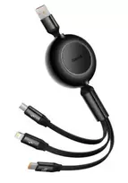 Baseus Bright Mirror 3 USB-C-Micro USB - Lightning Cable 66W 1.1m