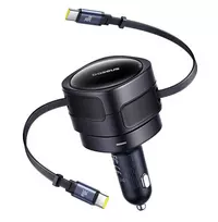 Baseus Enjoyment Max 2x USB-C Cables Car Charger 60W
