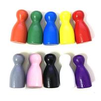 10Pcsset Chess Pieces Board Game Accessories Wood Pawnchess Card Pieces For Board Game And Other Games Accessories blue