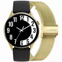 Smartwatch Gravity Gold Strap + Bracelet GT11-1 / gold