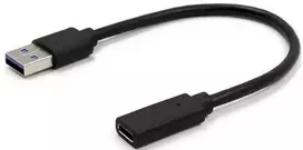 Gembird A-USB3-AMCF-01 Adapter USB 3.1 A Male to USB Type-C Female / black