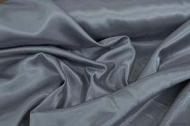 Smooth satin fabric graphite gray 115cm