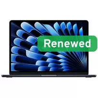 Apple Renewed | Grade C | MacBook Air (13-inch, M3, 2024)‎ A3113 | 13.3 | M3 8-core CPU | 8GB | 8-core GPU | 256GB | Space Gray | US Backli