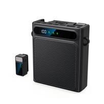 Wireless Bluetooth Megaphone with Clip-On Microphone Portable Speaker Suitable for Teachers Speech Learning Singing Life Live juoda