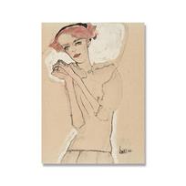 Egon Schiele Body Color Delineation Sketch Figure poster Home Decor Art Canvas Painting Modular Wall Pictures for Living Room 30x40cm No Framed white