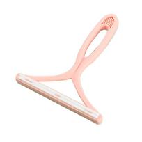 Dual-Sided Lint Remover: Manual Hair Removal & Pilling Scraper for Clothes and Wool, Coat Shaver, and Trimmer. Bare Package white