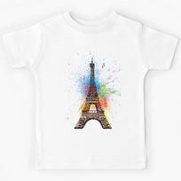 Paris Eiffel Tower France France Tour Eiffel Kids T-Shirt 130 white