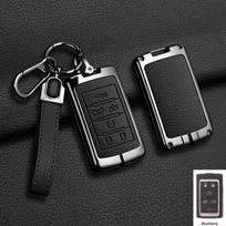 Skirta Jeep Grand Cherokee L Proximity Grand Wagoneer Metalinis Automobilio Nuotolinio Rakto Dangtelis Dėklas Korpusas Raktų Pakabukas Laikiklis Apsauginis Raktų Pakabukas black