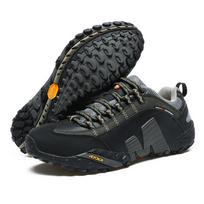 Men's Hiking Shoes Waterproof Non-slip All-terrain Sports Shoes Hiking Camping Hunting Tactical Training Cycling Shoes 41 juoda
