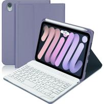 iPad Mini 7 dėklas su nuimama belaidžio „Bluetooth“ klaviatūra, rašiklio laikikliu, magnetiniu miego/budėjimo režimu, TPU apsauginiu dangteliu, verslo iPad mini 6 8.3, 2021