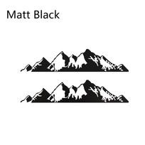 2PCS Car Stickers For Jeep Renegade Liberty Patriot Wrangler JK JL TJ YJ Trail Hawk Rubicon Vinyl Mountain Decals Accessories 76cm x 16cm
