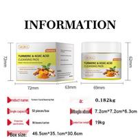 Niacinamide & Salicylic Acid Cleansing Pads for Acne & Brightening white