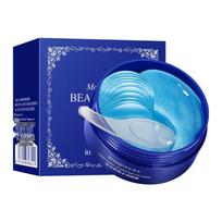 24K Gold Eye Mask: Reduces Fine Lines, Enhances Dark Circles, Moisturizes with Seaweed, and Hydrates with Blood Orange. Blood Orange Eye Mask blue