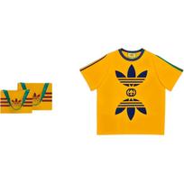 GUCCI X Adidas Originals SS22 Cotton Jersey T-Shirt Yellow 691636-XJEKR-7219 XS orange