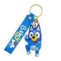 Naujas Bluey Bingo Raktų pakabukas Pakabukas Dekoracija Anime Veikėjų Modeliai Lėlės Krepšio Kuprinės Aksesuarai Vaikų Žaislai Dovanos blue