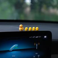 5 vnt. Automobilio Mini Maža Geltona Antis Gegutė Vištiena Galinio Vaizdo Veidrodėlis Prietaisų Skydelio Papuošalai Moteriai Vyrui Dovana Automobilio Aksesuarai Juokingi black