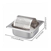 Butter Roller Dispenser with Perforated Countertop for Burger Shops gray