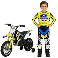vaikiškas motokroso komplektas Motociklo džersis ir kelnės vaikiški drabužiai didelis berniukas mergaitė Jaunimo mx įrangos komplektas Individualus numeris Pavardė lenktynių kostiumas YS-20 (15-19KG) mėlyna