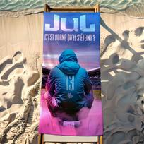 France Rapper Jul Towel Beach Towel Travel Lightweight Skin Friendly For Pool Beach Camping Cruise Summer STJ40x70CM