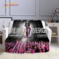 Udo Lindenberg 3D vokiečių muzikantas flanelinis pledas namų dekoratyvinis minkštas pliušinis pledas sofos uždangalas lovatiesės pledas 75cm*90cm