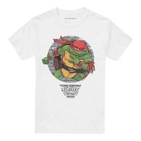 Tmnt: Mutant Mayhem Raph Pose 100% Cotton T-shirt Mens Tees Top S-5XL, White S gray